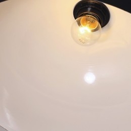 Traditionele klassieke retro kom mini-stijl schilderij hanglamp