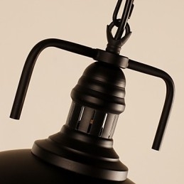Traditionele klassieke retro kom mini-stijl schilderij hanglamp
