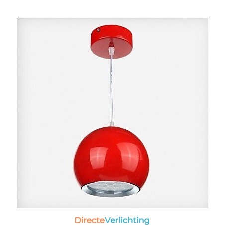 Moderne, eigentijdse metalen hanglamp met wereldbolschildering Moderne, eigentijdse metalen hanglamp met wereldbolschildering