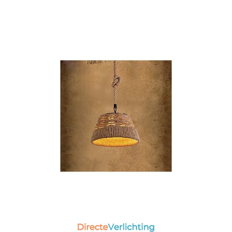 Loft Industrieel Wind Creatief Nordic Hennep Touw Maaltijden Kroonluchter Lamp
