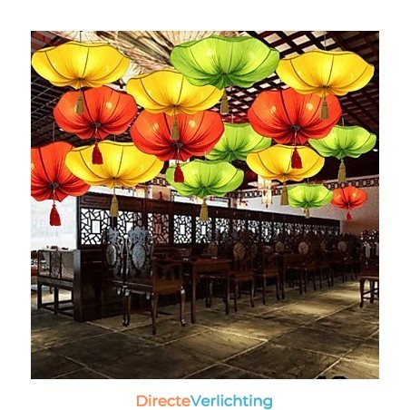 Doekkunst Romantische Imitatie Van Klassieke Hanglamp Zuidoost-Azië Lotus Lantaarn Lamp Licht Doekkunst Romantische Imitatie Van Klassieke Hanglamp Zuidoost-Azië Lotus Lantaarn Lamp Licht