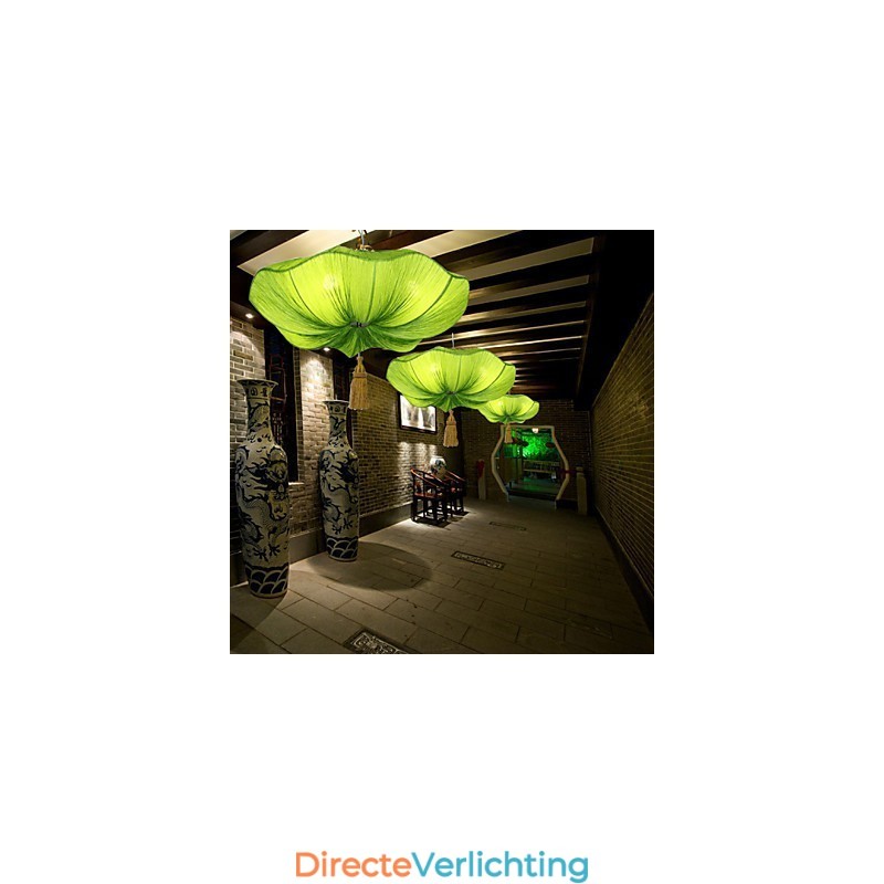 Doekkunst Romantische Imitatie Van Klassieke Hanglamp Zuidoost-Azië Lotus Lantaarn Lamp Licht