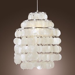 Moderne, eigentijdse mini-stijl chromen hanglamp