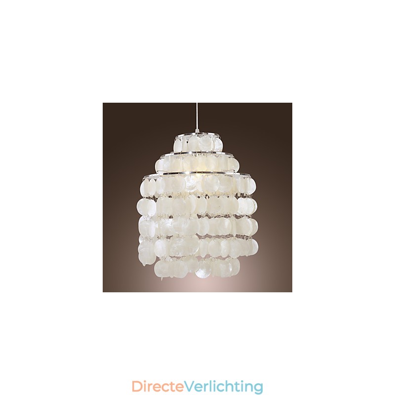 Moderne, eigentijdse mini-stijl chromen hanglamp