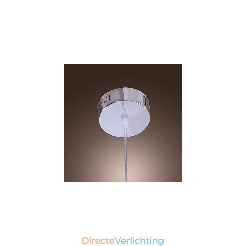 Moderne, eigentijdse mini-stijl chromen hanglamp