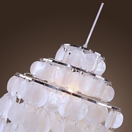 Moderne, eigentijdse mini-stijl chromen hanglamp