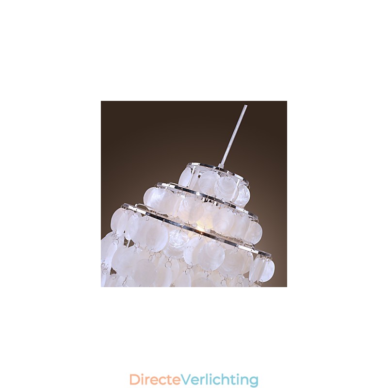 Moderne, eigentijdse mini-stijl chromen hanglamp