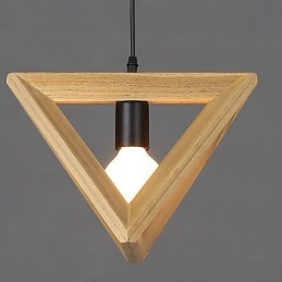 Moderne houten hanglamp Eenvoudige hanglampen Café hanglamp