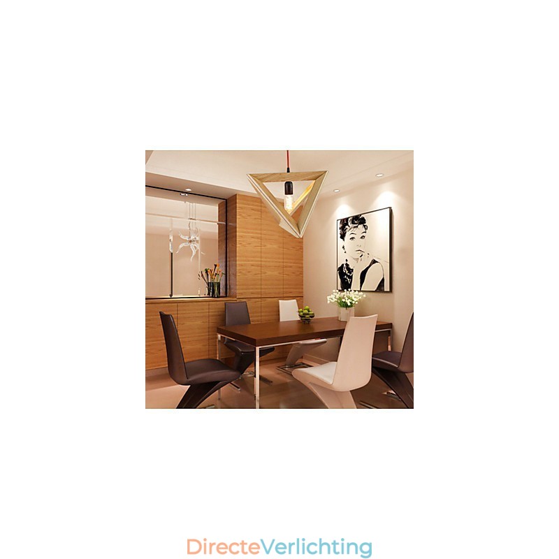 Moderne houten hanglamp Eenvoudige hanglampen Café hanglamp