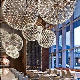 Hedendaagse kroonluchter creatieve ronde hanglamp lamp licht