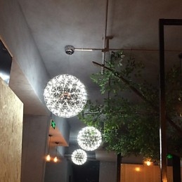 Hedendaagse kroonluchter creatieve ronde hanglamp lamp licht