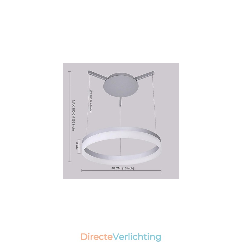 Moderne eigentijdse andere metalen hanglamp