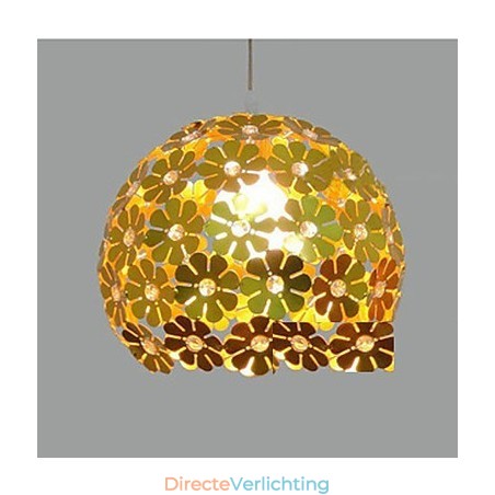 Moderne kleur pruimenbloem bal enkele kop kristal hanglamp Moderne kleur pruimenbloem bal enkele kop kristal hanglamp