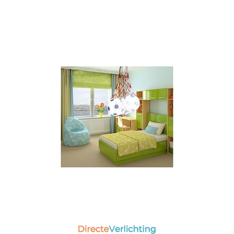 Kinderen Voetbal Moderne Minimalistische Hanglamp Jongen Lampen 3 Lampen