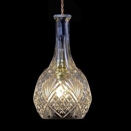 Moderne, eigentijdse kristallen metalen hanglamp