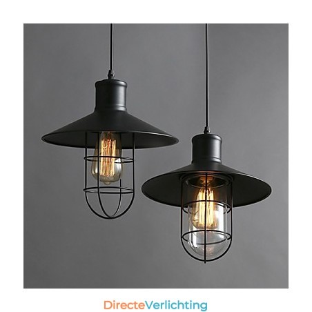 Kroonluchterlamp met enkele kop in de vorm van een vogelkooi Kroonluchterlamp met enkele kop in de vorm van een vogelkooi