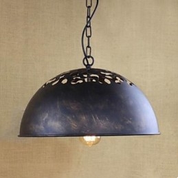 Amerikaanse Industrie Smeedijzeren Kettingtakel Nostalgie Halve Cirkel Hanglamp Herstel Oude Gebruiken