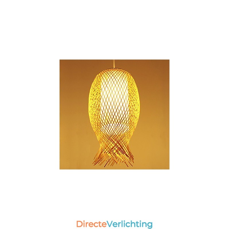 Moderne theehuis bamboe weven bamboe decoratie hanglamp