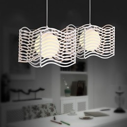 Moderne, eigentijdse metalen hanglamp