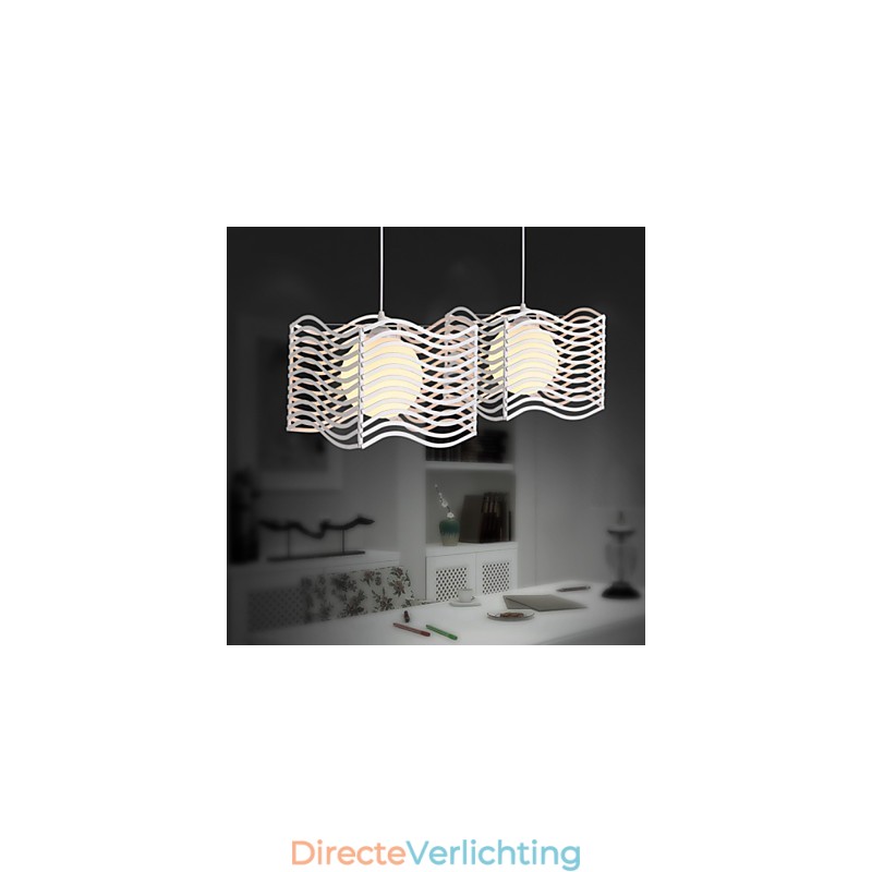 Moderne, eigentijdse metalen hanglamp