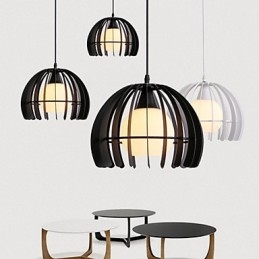 Moderne, eigentijdse metalen hanglamp