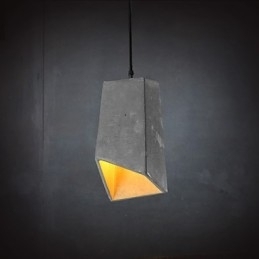 Hedendaagse en gecontracteerde retro cementen hanglamp