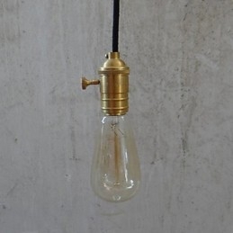 Traditionele klassieke vintage messing hanglamp