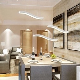 Golvend ontwerp, mode, eenvoudige acryl hanglamp