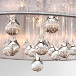 Traditionele klassieke kristallen chromen metalen kroonluchter