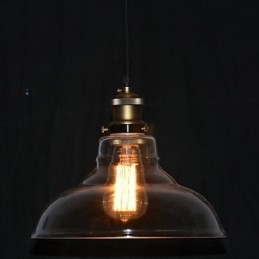 Traditionele klassieke vintage kom mini-stijl schilderij hanglamp