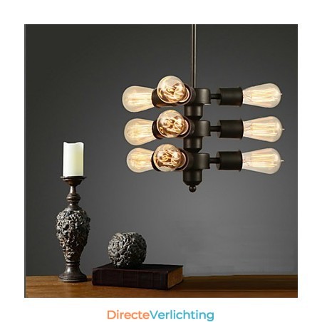 Edison Retro Licht Kroonluchter Edison Retro Licht Kroonluchter