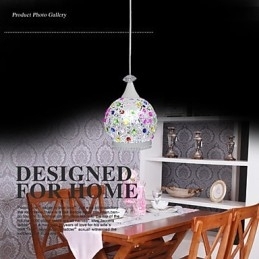 Stijl Hanglamp Kristal Gecontracteerde Moderne Lampen