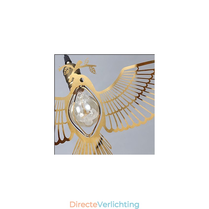 Retro Papieren Knip Kunst Vogel Plating