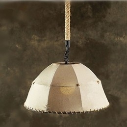 Gecontracteerde Nordic Vintage Linens Henneptouw Amerikaanse Landelijke Hanglamp