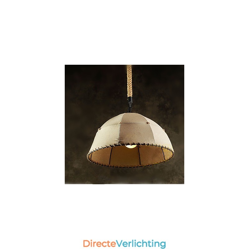 Gecontracteerde Nordic Vintage Linens Henneptouw Amerikaanse Landelijke Hanglamp