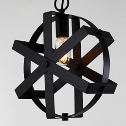 Vintage Stijl Industriële Ronde Hanglamp Loft Huisinrichting Decoratieve Kroonluchter