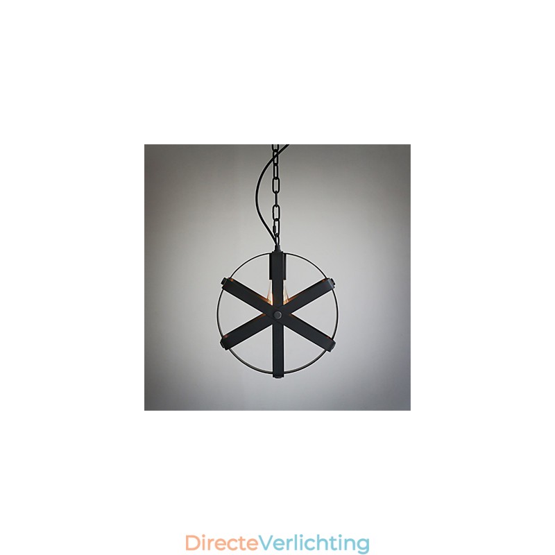 Vintage Stijl Industriële Ronde Hanglamp Loft Huisinrichting Decoratieve Kroonluchter