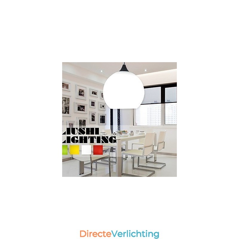 Eenvoudige modieuze gekleurde glazen kroonluchterlamp