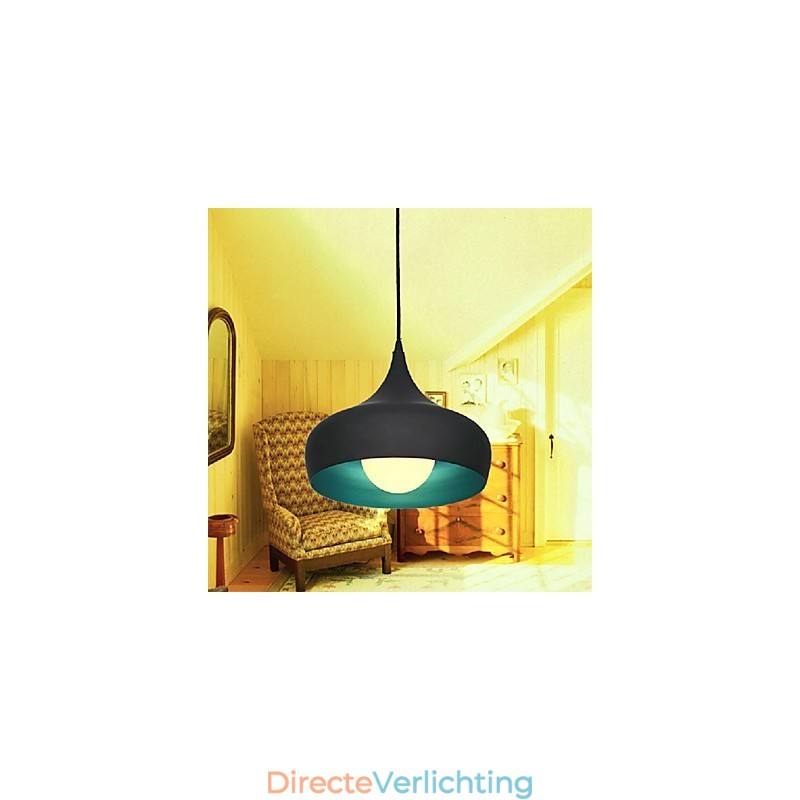 Moderne, eigentijdse retro kom mini-stijl schilderij hanglamp