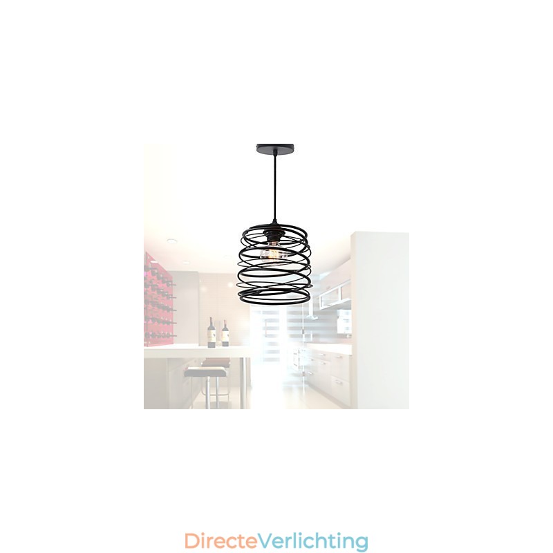 Rustieke Lodge Retro Country Mini Stijl Schilderij Metalen Hanglamp Garage