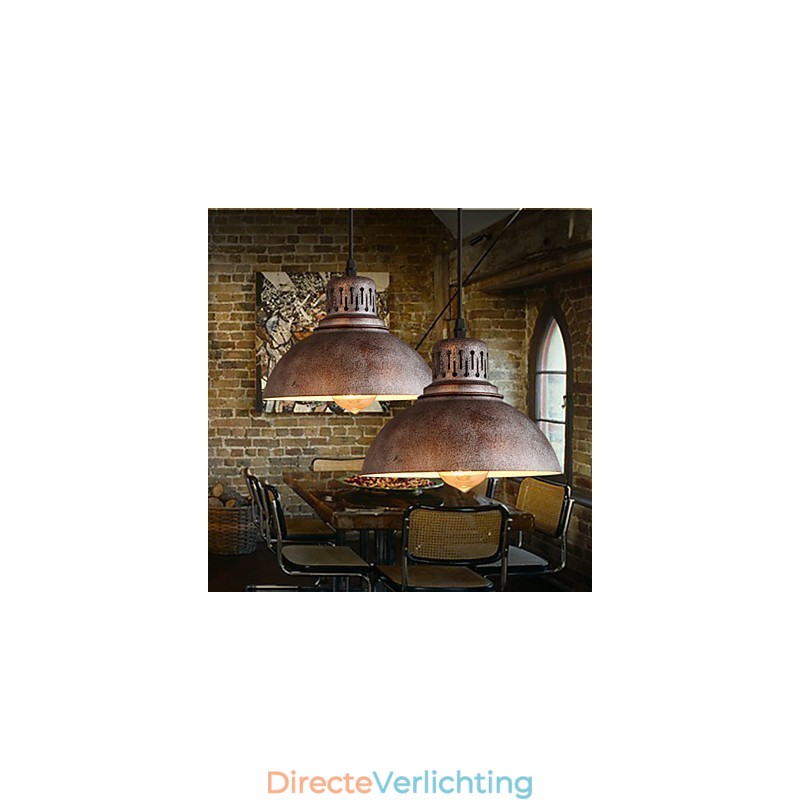 Retro Mini Stijl Schilderij Metalen Hanglamp Buiten