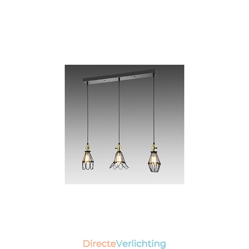 Traditionele klassieke vintage retro landelijke hanglamp