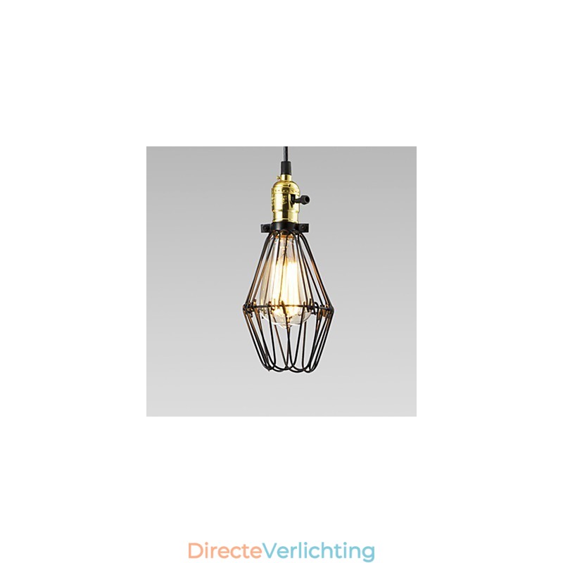 Traditionele klassieke vintage retro landelijke hanglamp