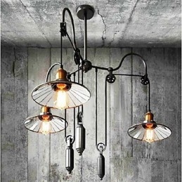 Vintage Country Mini Stijl Schilderij Metalen Kroonluchter