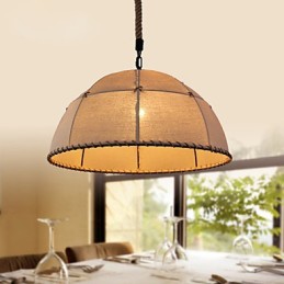 35CM Loft Industriële Wind Eenvoudige Linnen Amerikaanse Landelijke Creatieve Kunst Droplight Lamp
