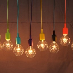 Creatieve siliconen regenboog draken kroonluchter