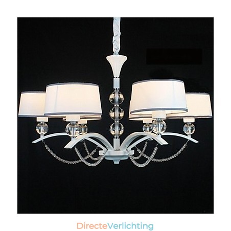 Moderne eigentijdse kristallen chromen stoffen kroonluchter Moderne eigentijdse kristallen chromen stoffen kroonluchter