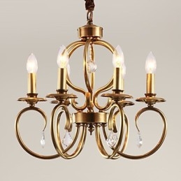 Kroonluchter Hanglamp Mini Stijl Traditioneel Klassiek Metaal