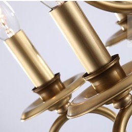 Kroonluchter Hanglamp Mini Stijl Traditioneel Klassiek Metaal