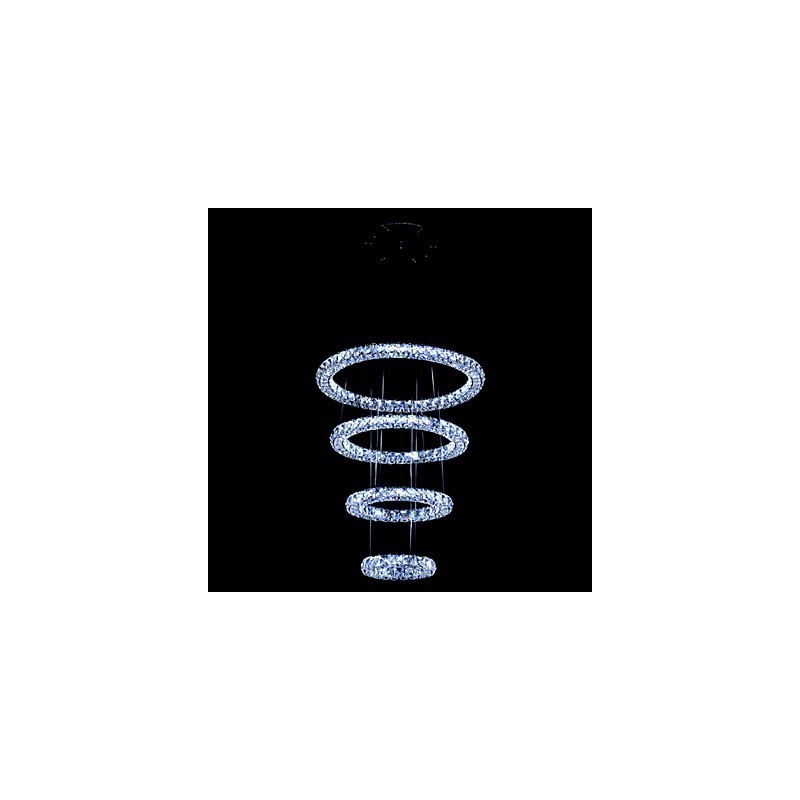 Kristallen ring hanglamp moderne plafond kroonluchter verlichting lamp armaturen met